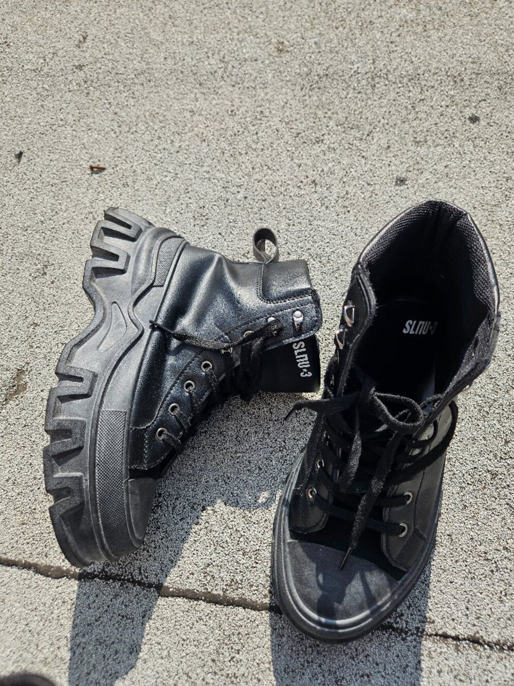 Faux Leather Boots